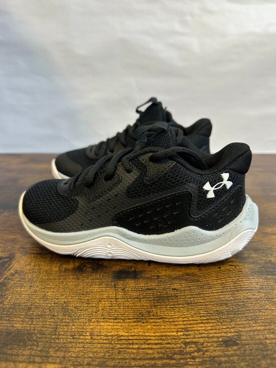 Under Armour Other - Under Armour Kids UA PS Jet 23 Basketball Shoes Black Grey 3026636-003 Size 12K